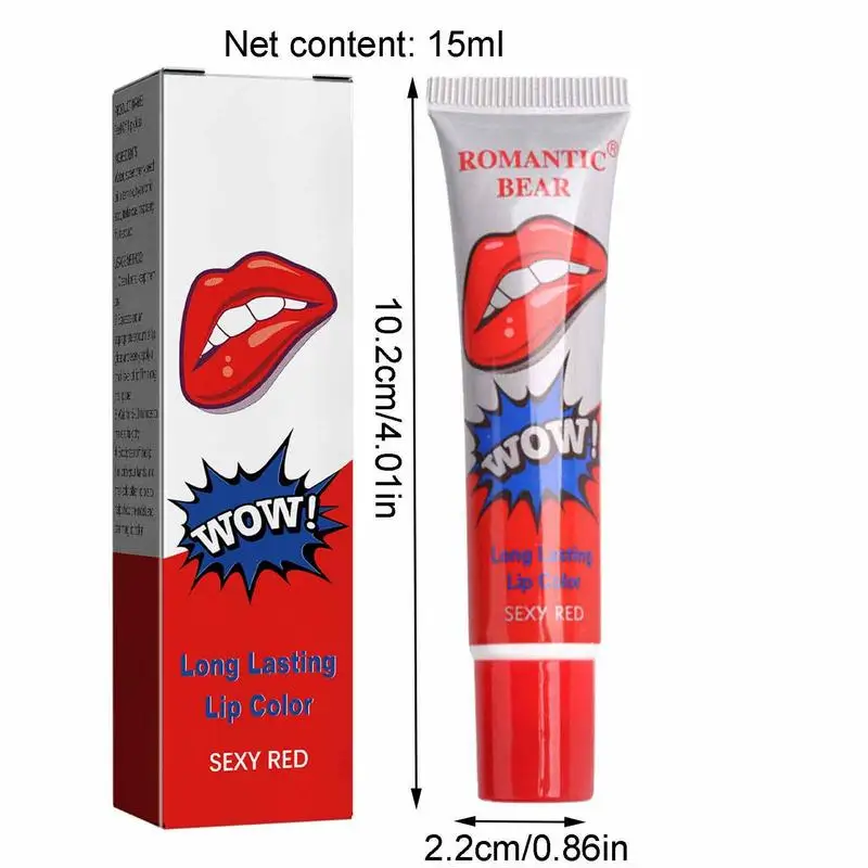 Makeup Peel Off Liquid Lipstick Waterproof Makeup Lip Liquid Lipstick Creamy Long Lasting Lip Lint Cosmetics Gloss Non-stick Cup