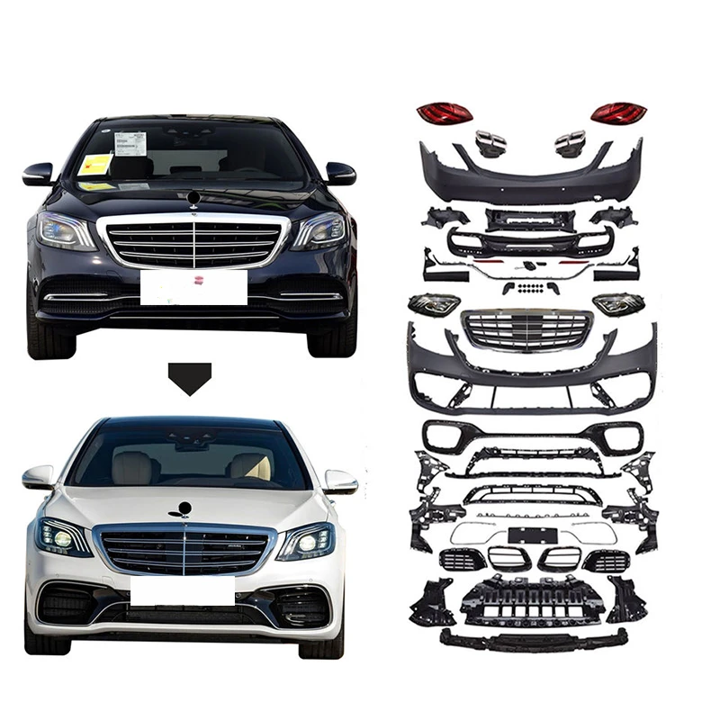 S63 Amg Wholesale Modification Body Kit For Mercedes Benz S Class For W222 2014-2020 Conversion To S63 Amg Facelift Bodykit