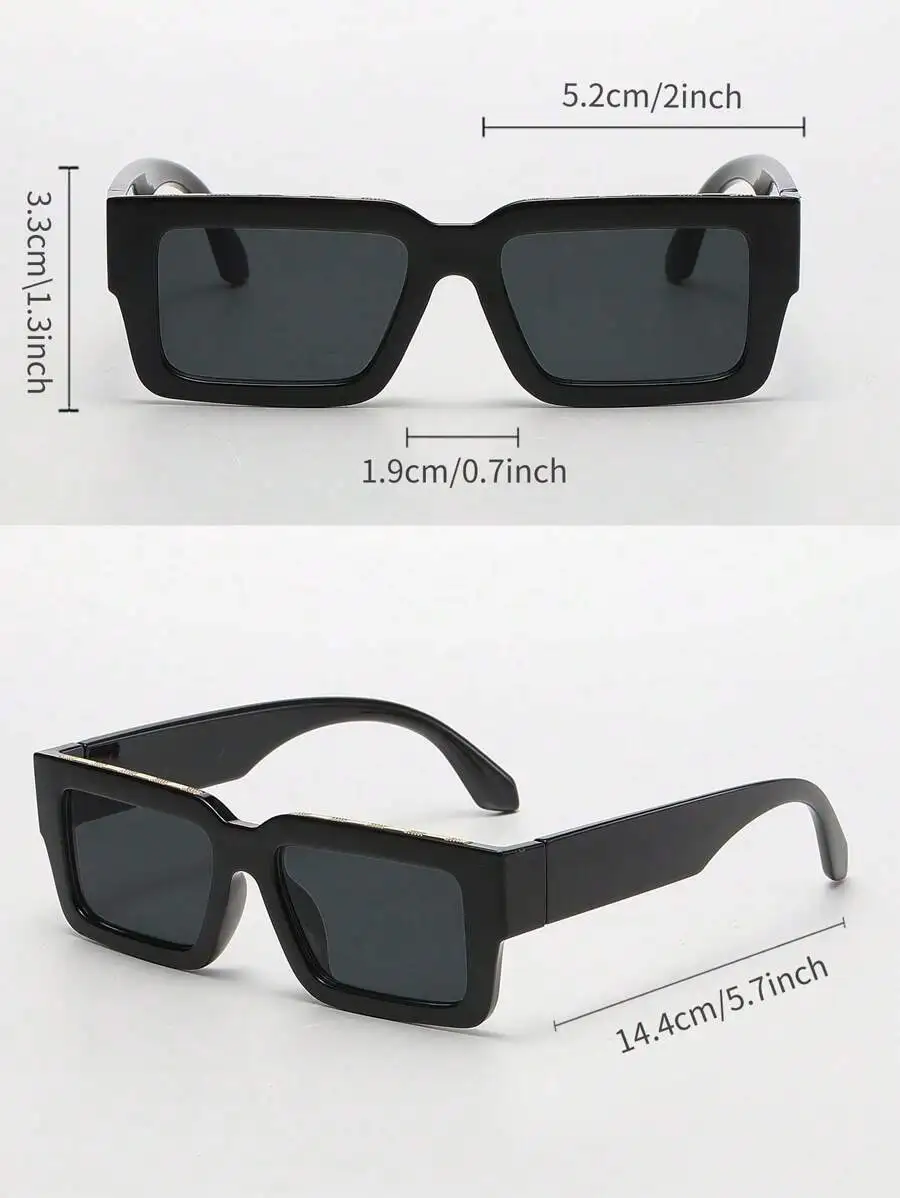 Vintage Cat-Eye Plastic Frame Fashion Eyeglasses, Unisex Design Beach Accessories For Women Glasses Shades Basics Fall Winter view 5