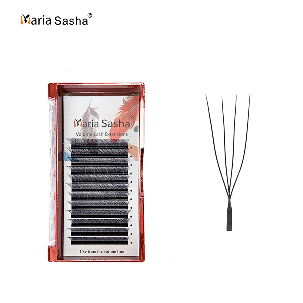MARIA U3D U4D U5D W Wimpern U-Form Wimpernverlängerungen Weiche Wimpern Make-up Mesh Volumen-Wimpern – Detail 8