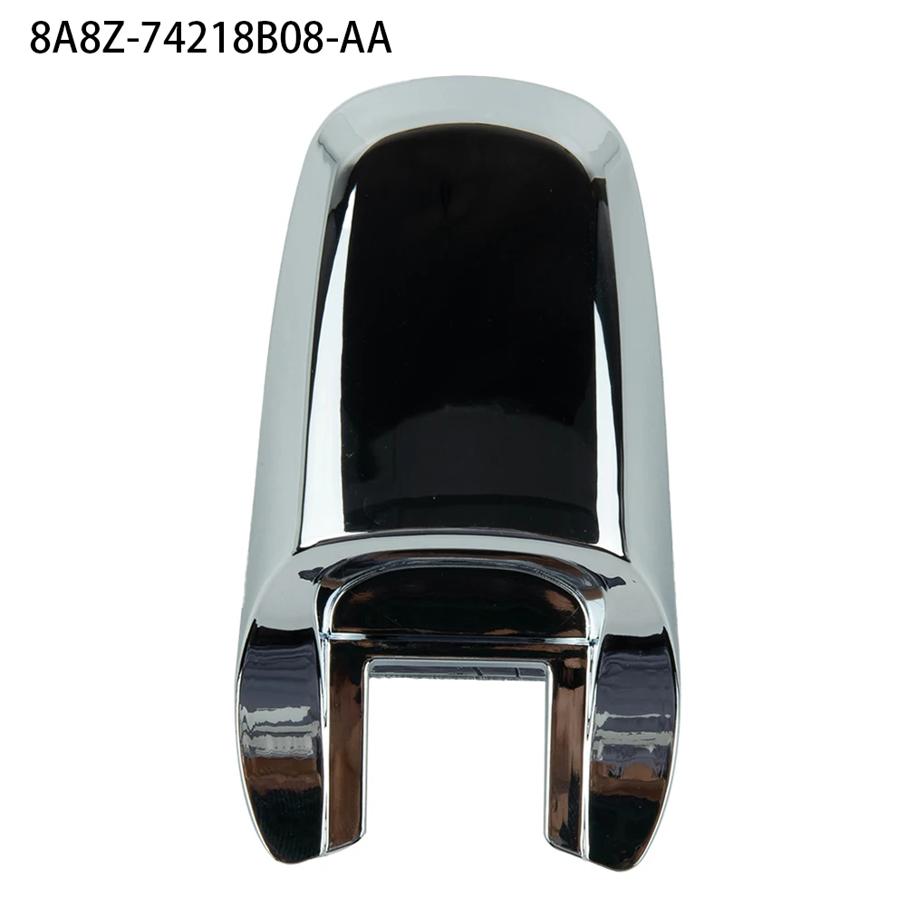 1pcs Door Handle Cap Key Cover Front Right Rear Left Rear Right Electroplating Process 8A8Z-74218B08-AA Chrome