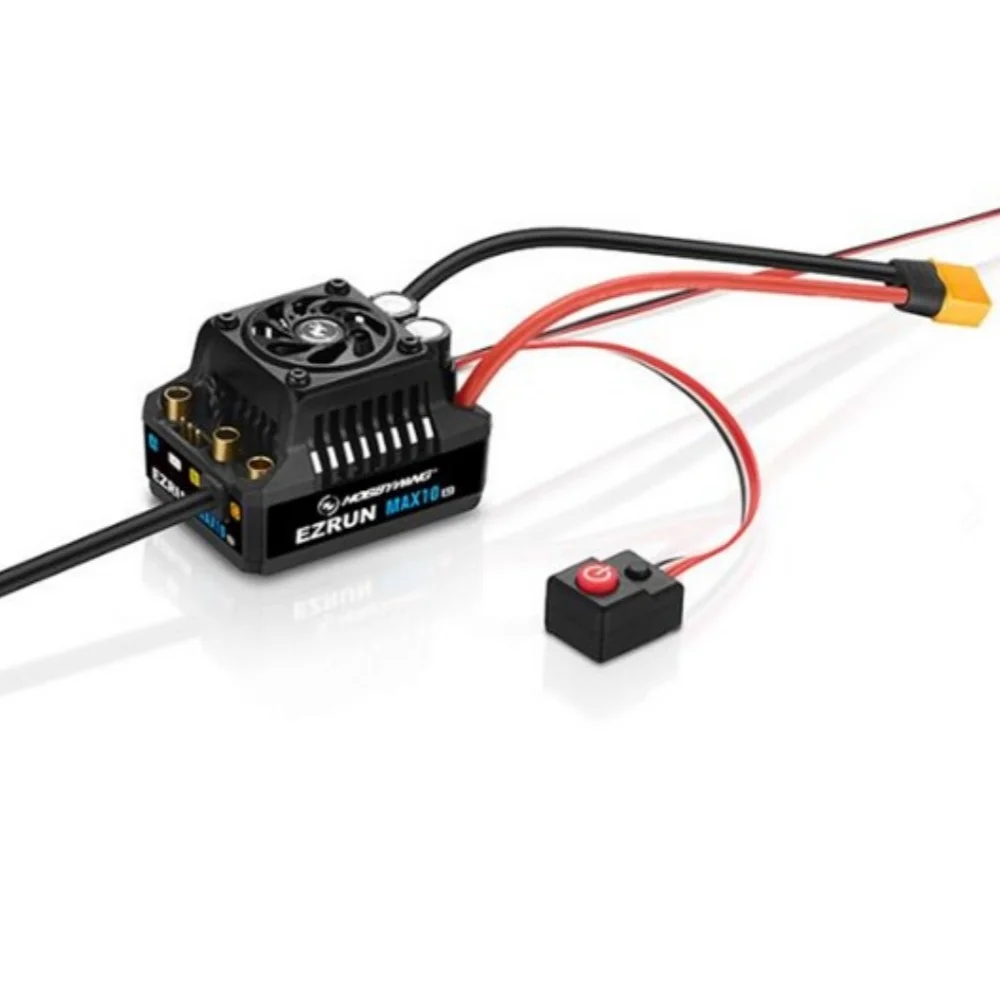 FATJAY Hobbywing Sensored Brushless Power System Combo EzRun Max10-80A/140A G2S ESC and 3652/3665 G3 Motor for 1/10 Car