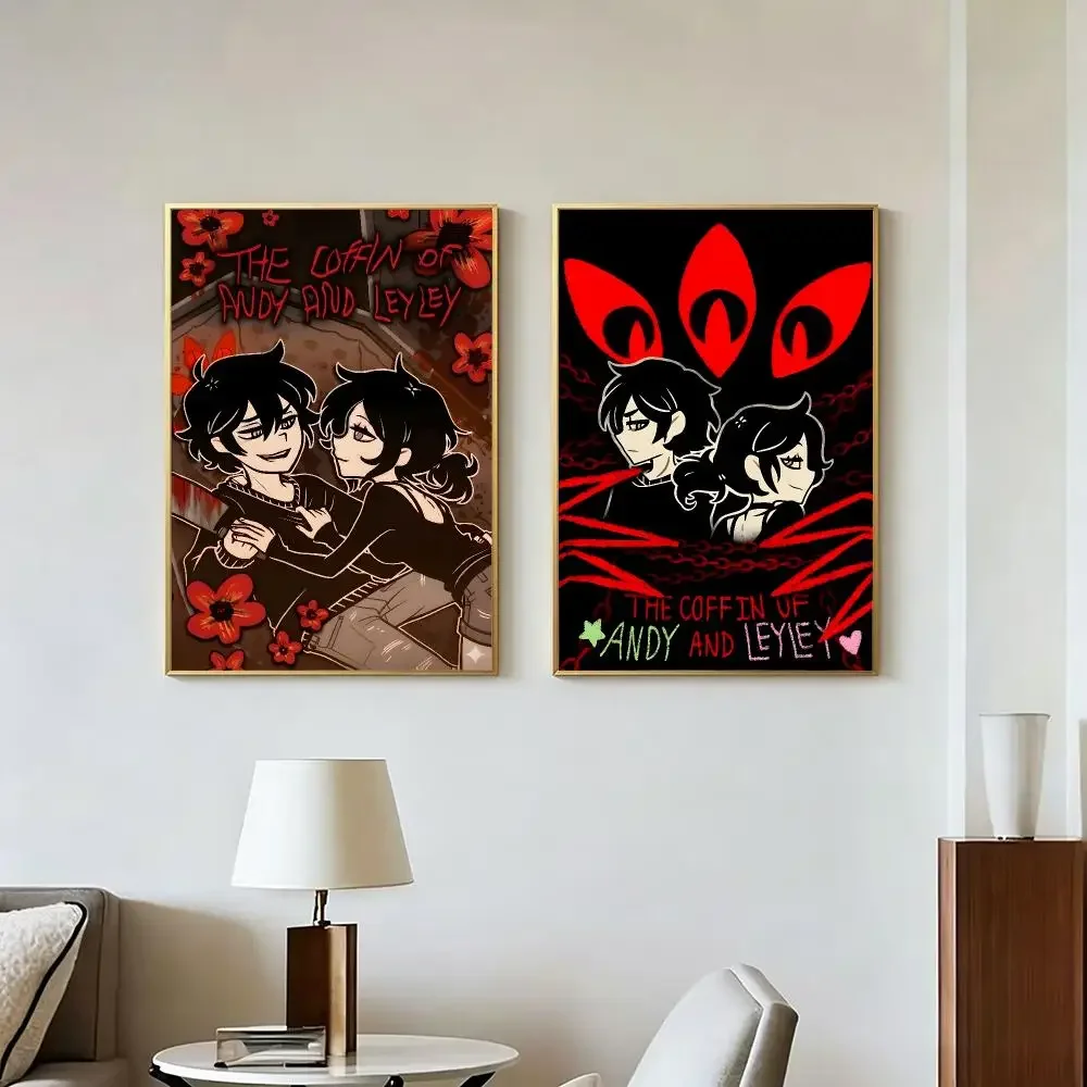 The Coffin of Andy and Leyley Poster Peel And Stick Wall Art Self Adhesive PP Waterproof Wall Decor Living Room Bedroom Gift