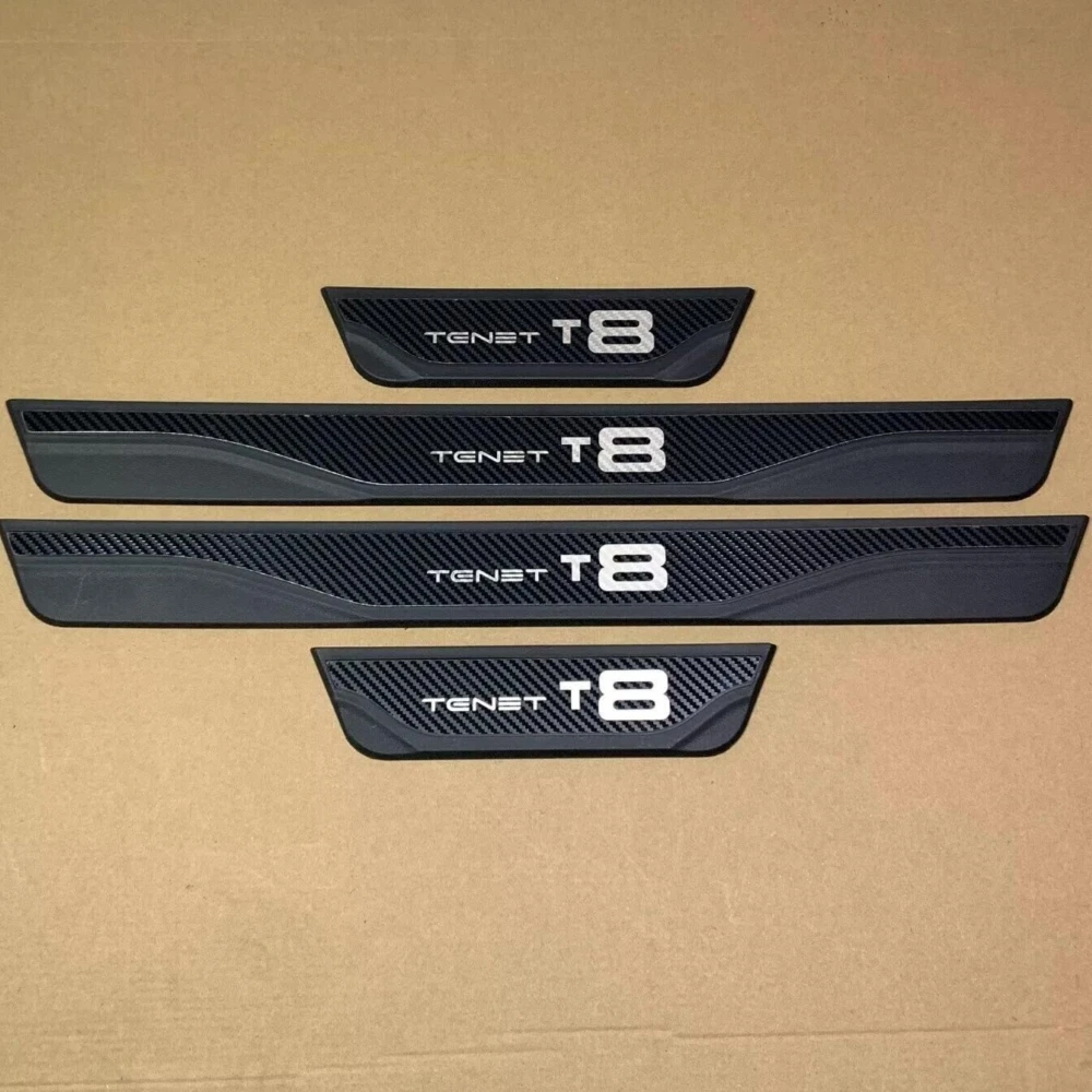 For Tenet T8 2.0T Prime Ultra 2025 2026 2027 Door Sill Plate Strips Stainless Steel Plastic Car Interiors Accessories Auto Parts