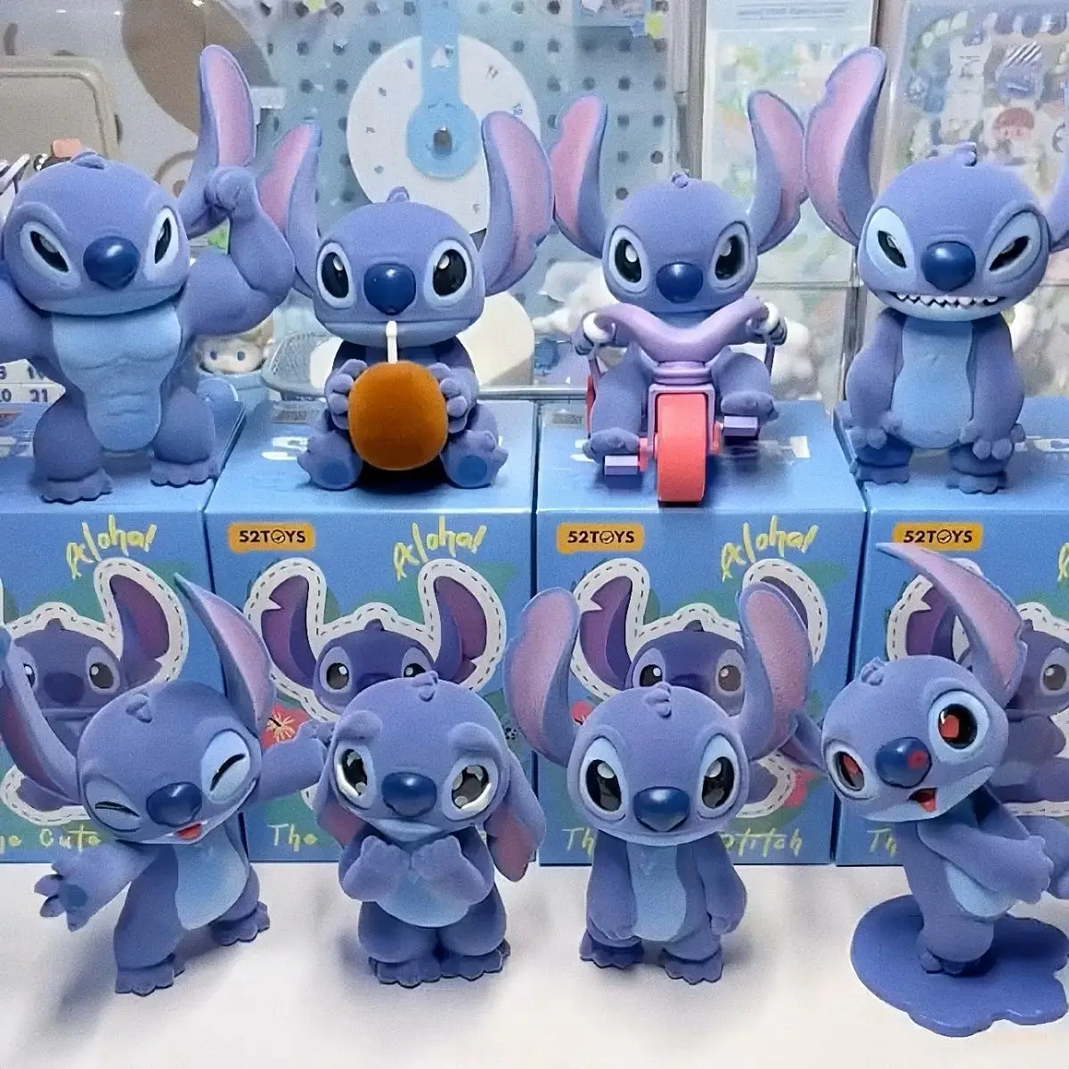 52toys Stitch Cute Series Blind Box Interstellar Baby Stitch Handmade Toy Kawaii Mystery Box Dsktop Model Children Gift Toy