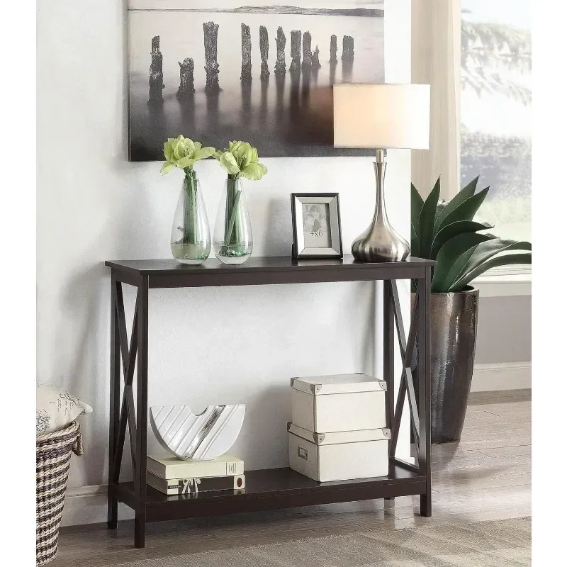 

Oxford Console Table with Shelf, Espresso