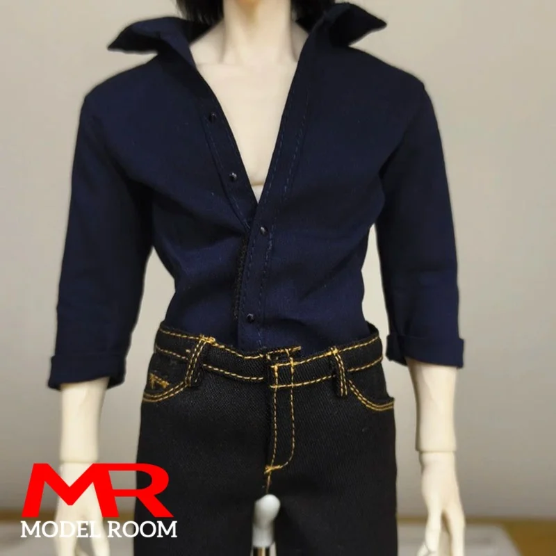 1/6 Scale Male Open Collar Shirt Leisure Shirt Suit Jacket Vest Clothes Model Fit 12 inch Standard Body Type Action Figure