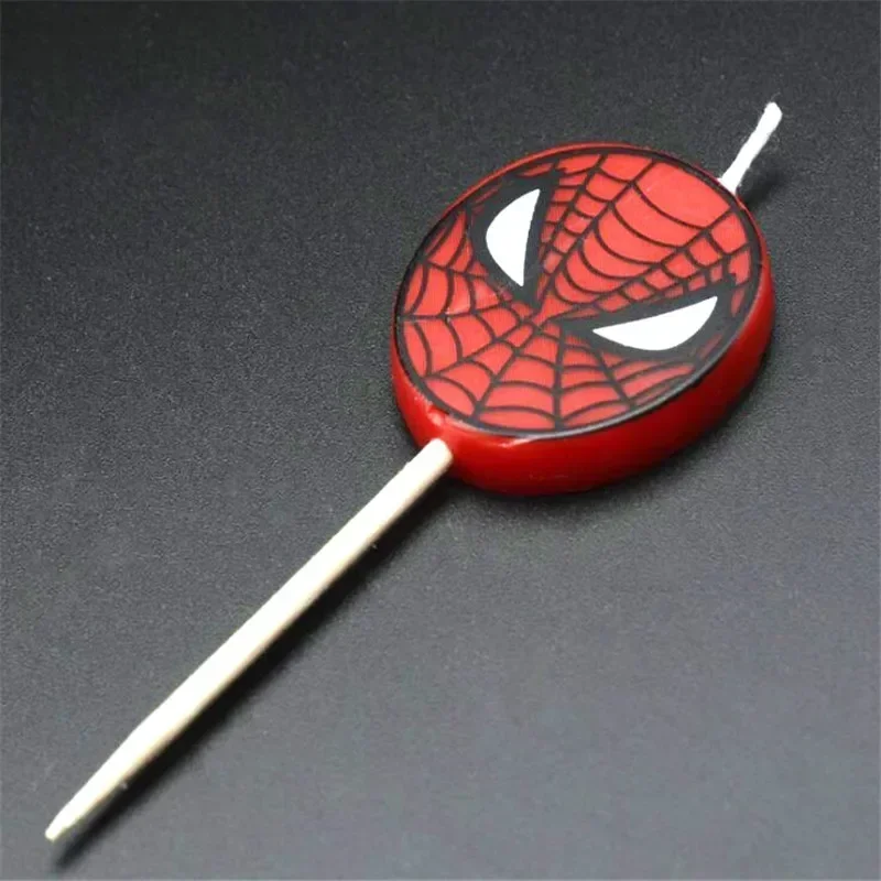 Disney Spiderman Birthday Candles Cake Toppers Candle Party Supplies Wedding Decor Baby Shower Children Party Birthday Gifts Toy