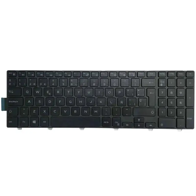 WYORESY New Spanish/Latin Keyboard For Dell Inspiron 15 3000 5000 3541 3542 3543 5542 3550 5545 3551 3559 3565 3567 5566 5748