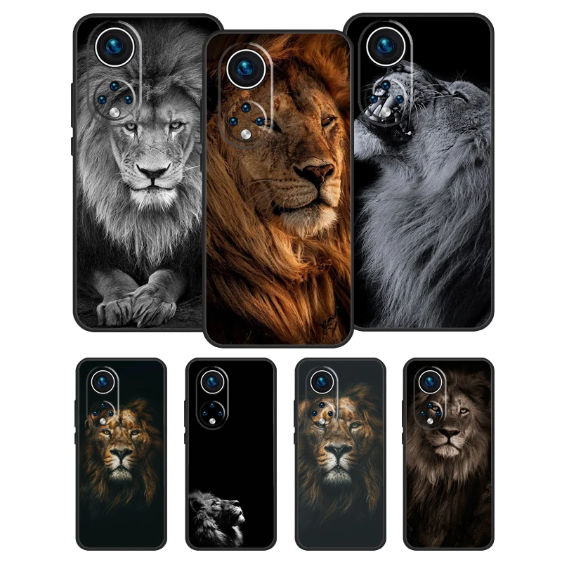 Lion Alpha Male For Honor 50 Pro X7 X8 X9 Case For Huawei P20 P30 P50 P40 Lite P Smart Z 2019 Nova 9 5T