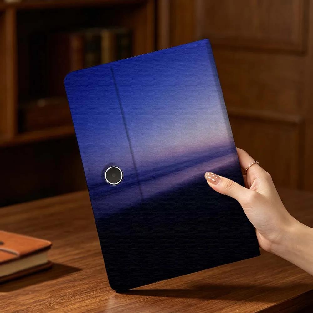 Blue Black Light Pattern Pen Tray For OPPO VIVO IQOO OnePlus Realme Pad 3 Pro 13 12.1 11.61 11.4 10.36 11 inch Tablet Case