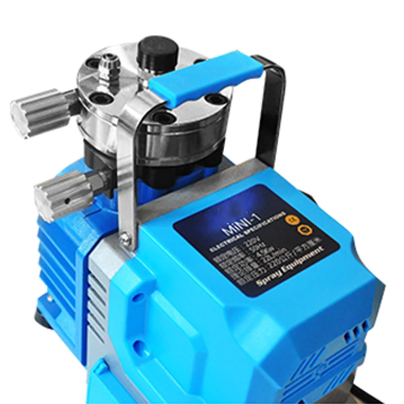 Máquina de pulverización de pintura de látex portátil, máquina de pulverización de revestimiento de pintura pequeña sin aire de alta presión, azulejo de acero de Color