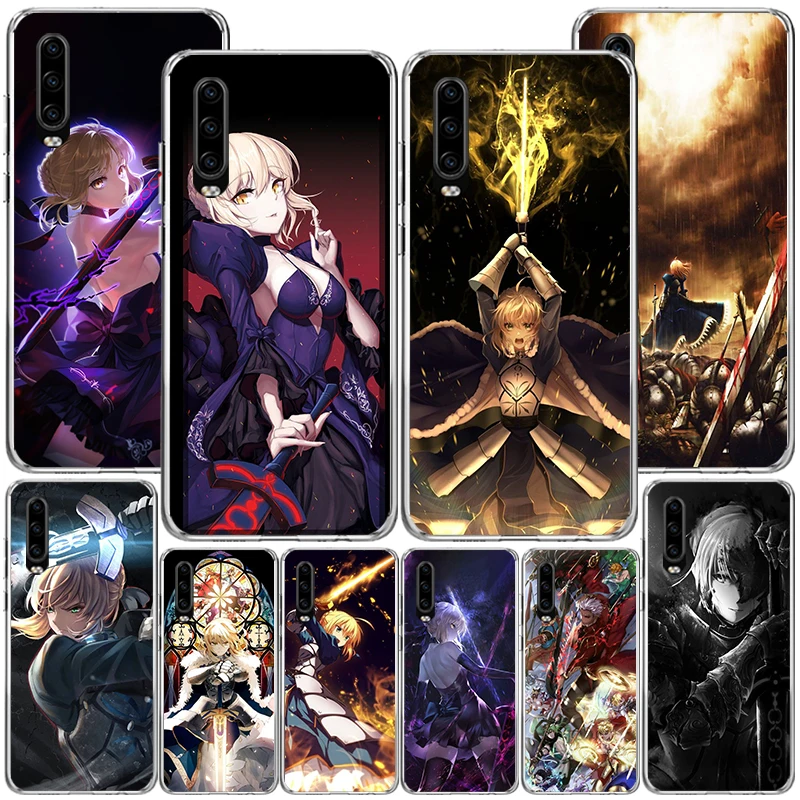 Fate Zero Stay Night Saber Phone Case For Huawei P40 P30 P20 P10 Lite Mate 20 10 Pro P Smart Z Y5 Y6 Y7 Y9 Personalized Print Co