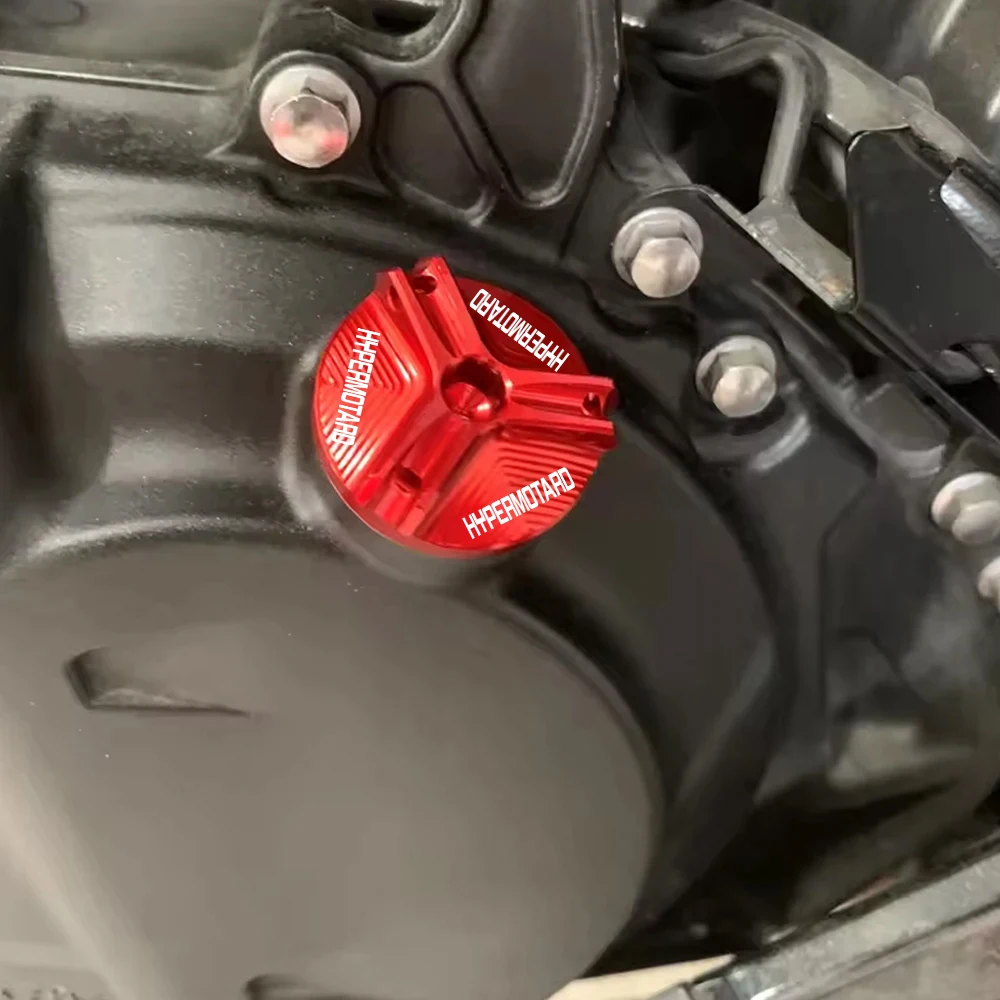 Motorcycle engine oil cap bolts fuel filler cap protection For Ducati HYPERMOTARD 1100 2008 2009