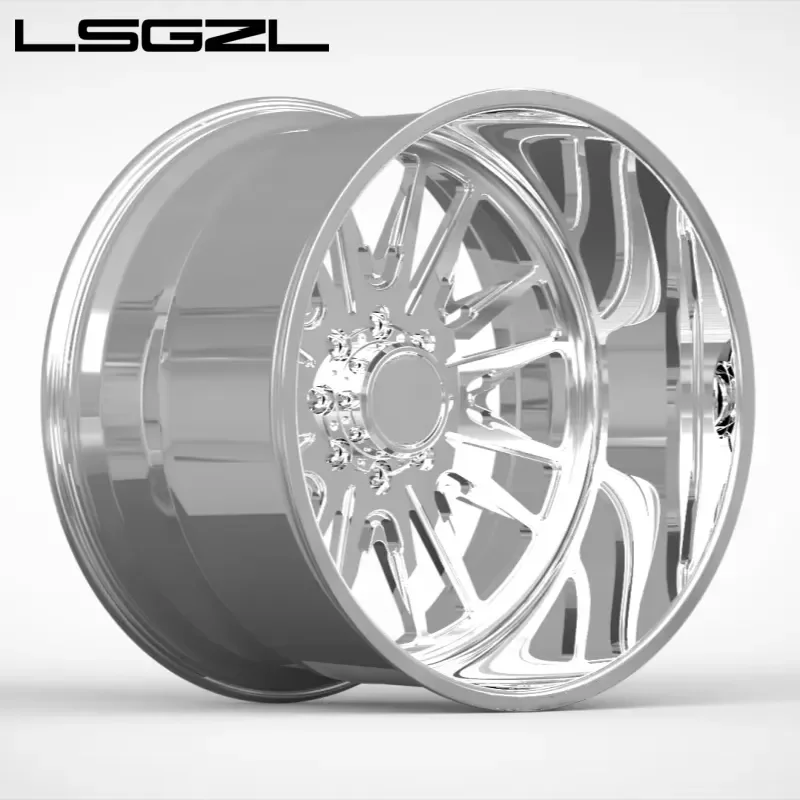 i 20x10 22x12 22x14 24x12 24x14 Forged Truck Wheels for Sierra 1500 2500HD 8x180 6x139.7 6x135 8x165.1 Super Single Wide