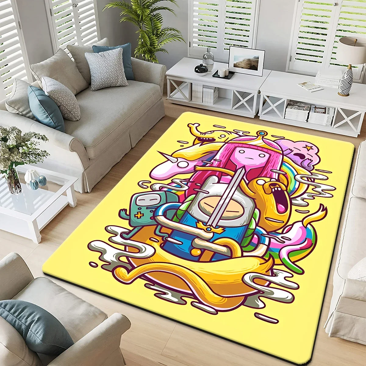 Anime carpet Adventure Time HD Children's room Living room,bedroom,kitchen,bathroom,foot mat,hotel EP mat rugs home alfombra