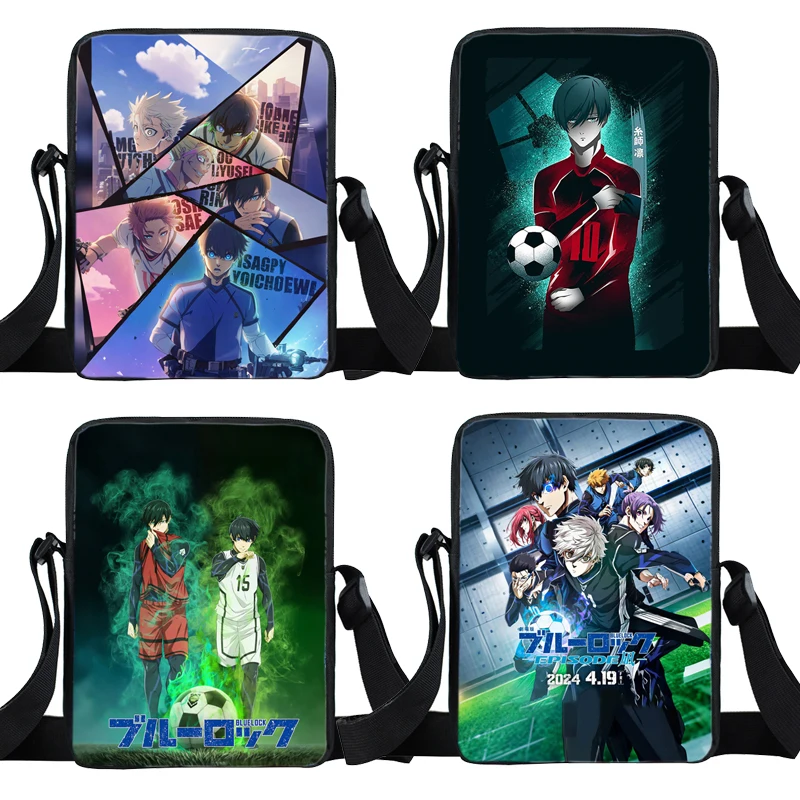 

Blue Lock Shoulder Crossbody Bag Isagi Yoichi Nagi Seishiro Men Women Outdoor Sports And Leisure Fashion Small Shoulder Bag