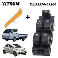 Botón de Control del interruptor de la ventana principal de energía eléctrica YITRUM para Hyundai H100-4F Porter2 Kia Picanto Morning 2004-2006 93570-07200