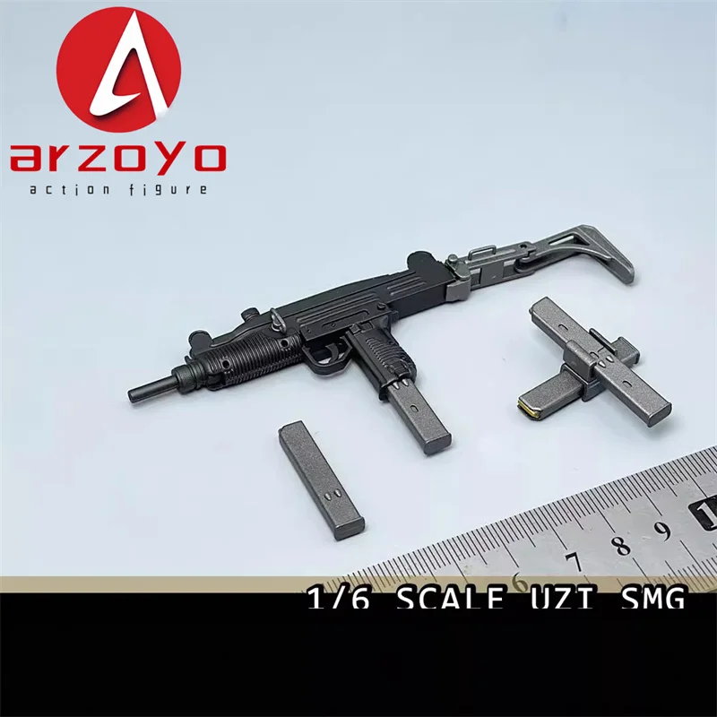 1/6 Skala UZI Maschinenpistole Modell 8 cm Kunststoff Soldat Szene Zubehör Requisiten Fit 12-zoll Männlich Weiblich Action Figur körper