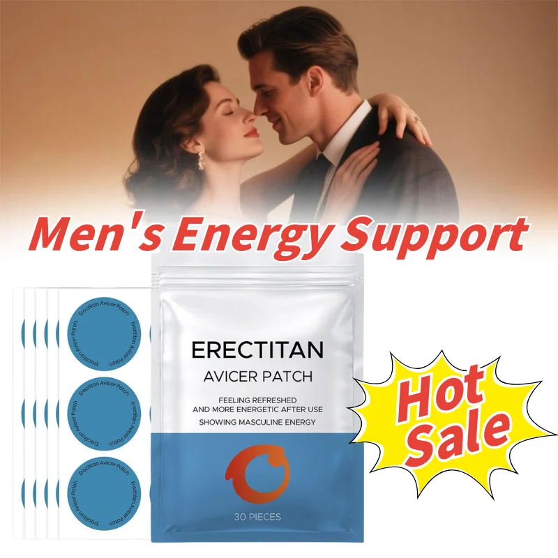 30PCS Men's Energy Support Patches External Use Men's Daily Refreshing Care Stickers Gentle Energy Support External Stickers