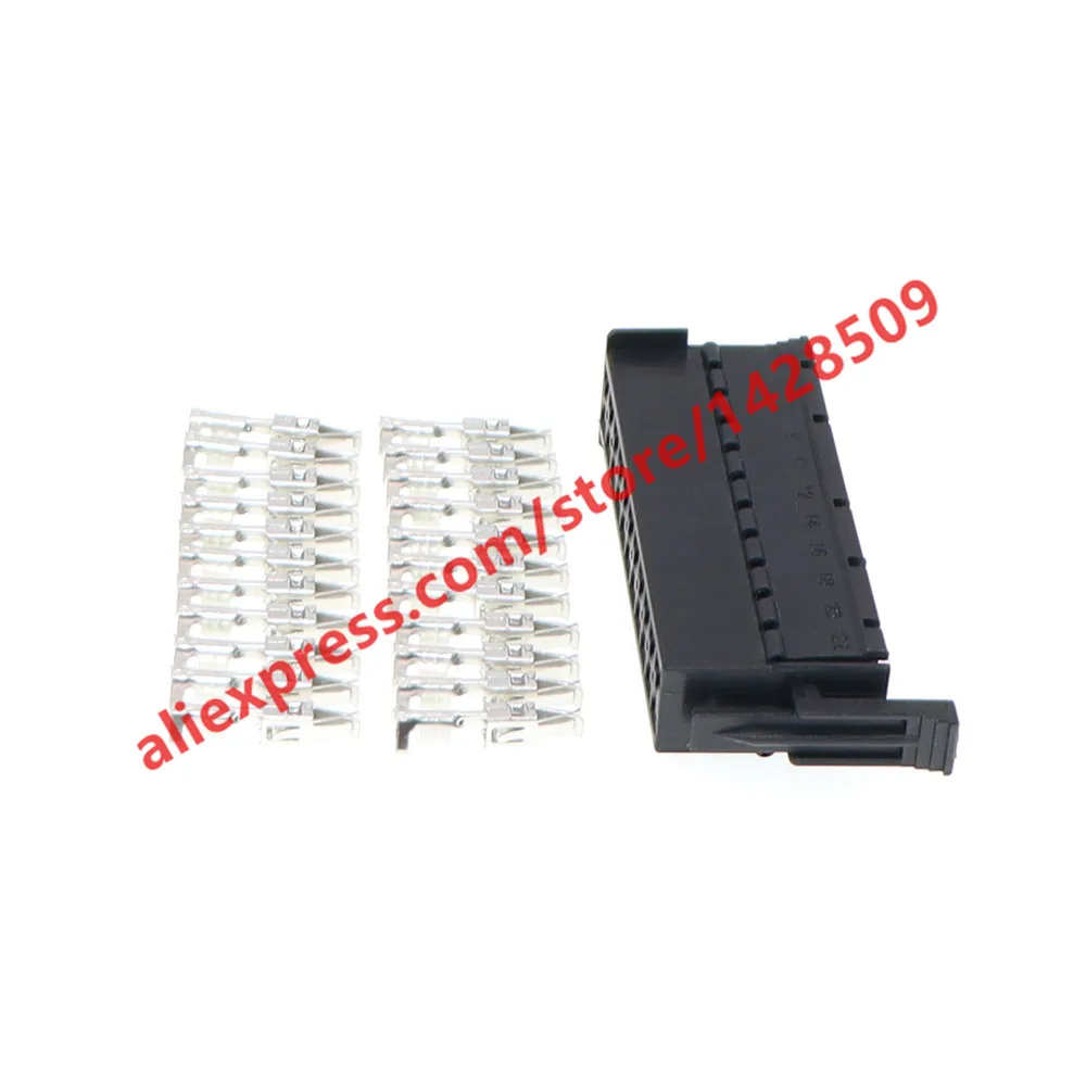 1 Set 22 Pin 1-929504-7 Car Electric Wire Male Female Unsealed Socket 929505-7 929504-7 Automobile Plug 1-929505-7