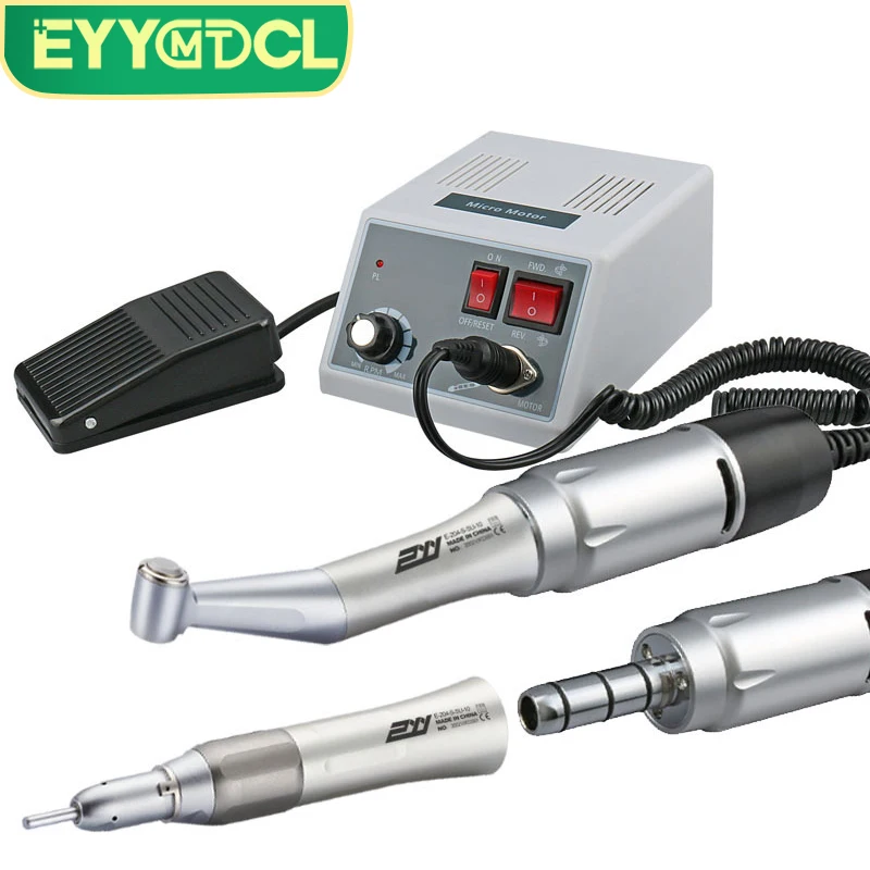 EYY Eletric Hand Grinder Polishing Micro Motor Handpiece Fit Marathon 35000 RPM Dental Lab Equipment Dentist Micro Rotary Tool