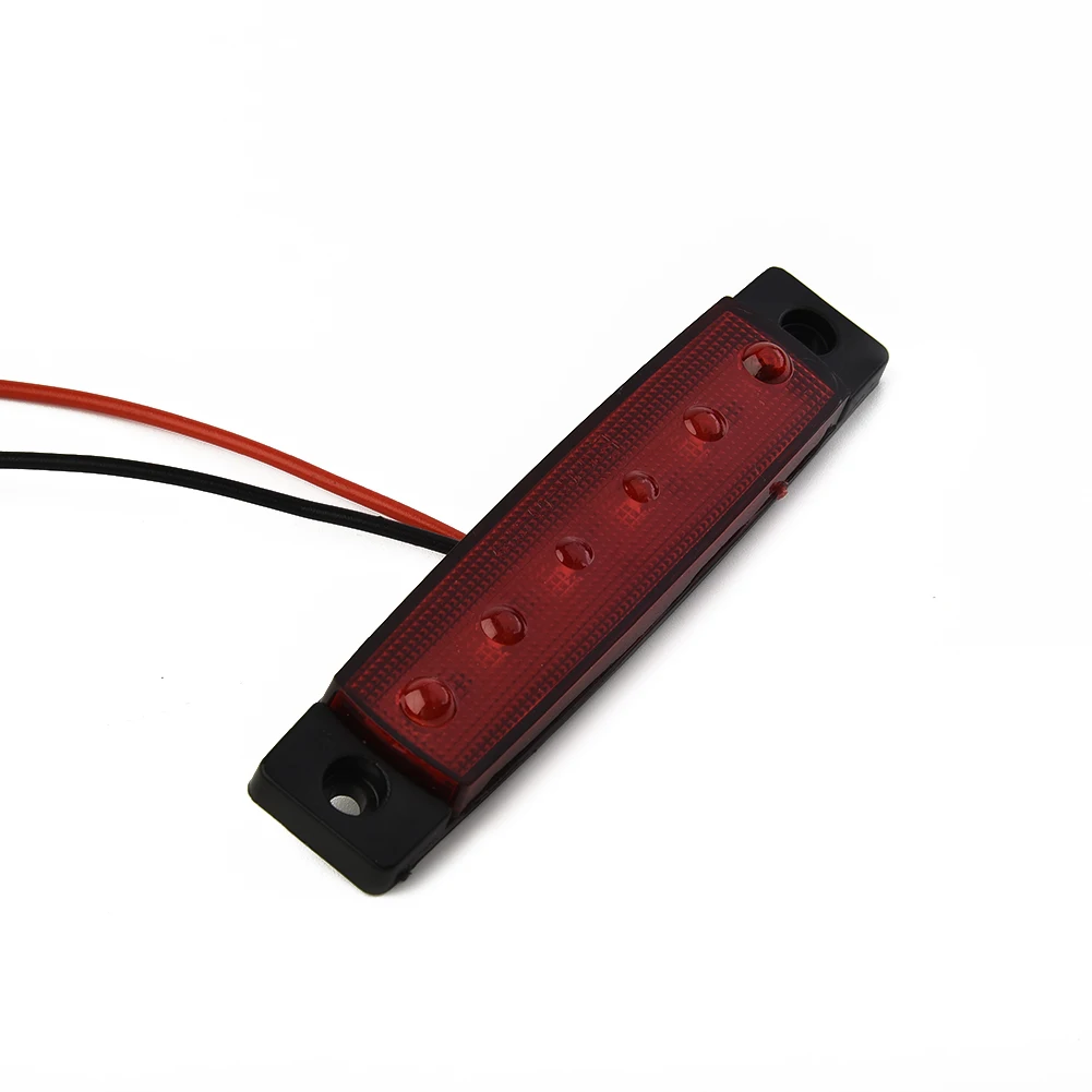 Turn Brake Marker Light Tail Light for Truck Trailer RV Boat DC 12V ABS Low Power Consumption Double-sided panel