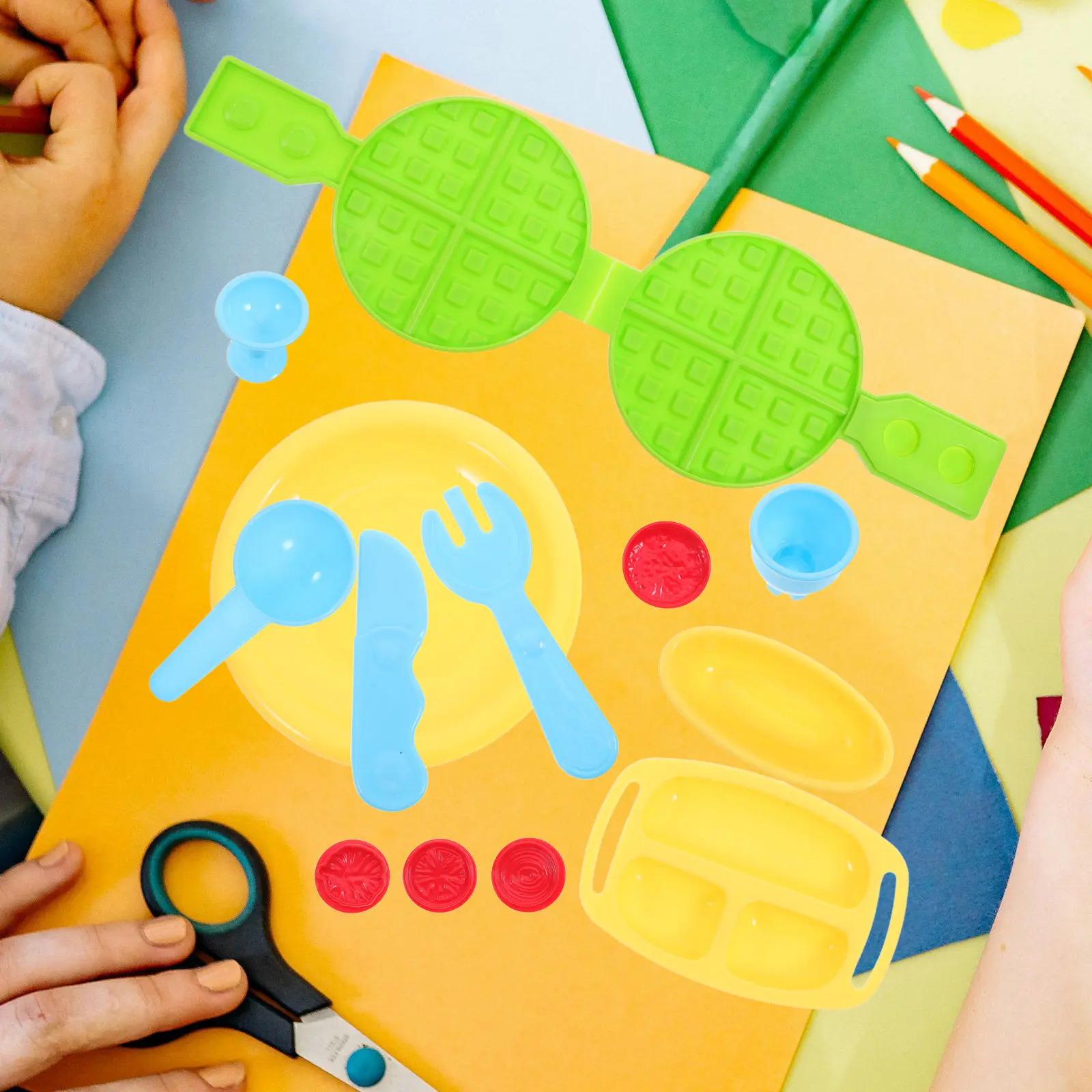 

1Set Plasticine Mould Tools Kit Comprehensive Clay Crafting Set for Kids Shape Cut Roll Mold Fun Learning Experience At Home Or