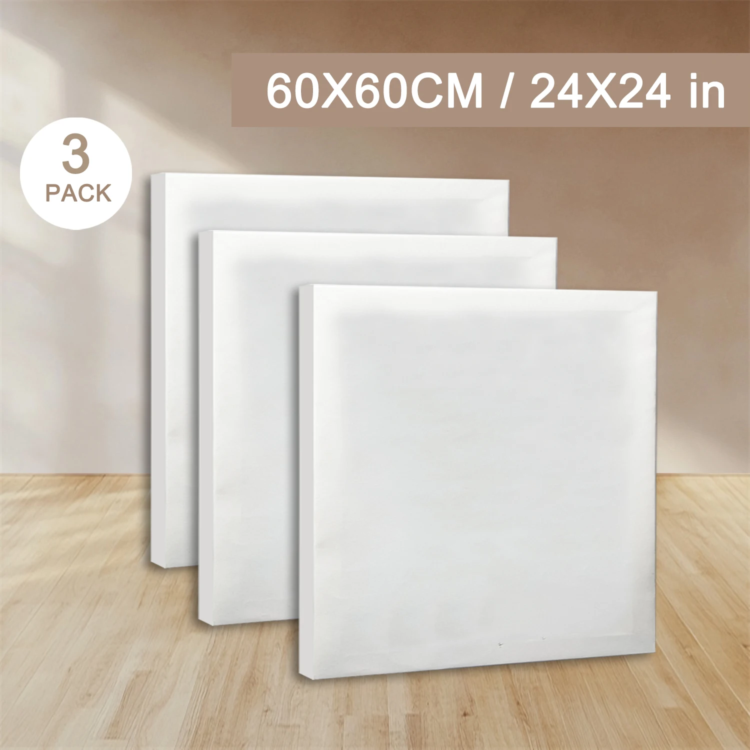 24 inch Oil Painting Canvas Painting Canvas - White Blank Painting Canvas Board, Art Supplies Painting Canvas Board