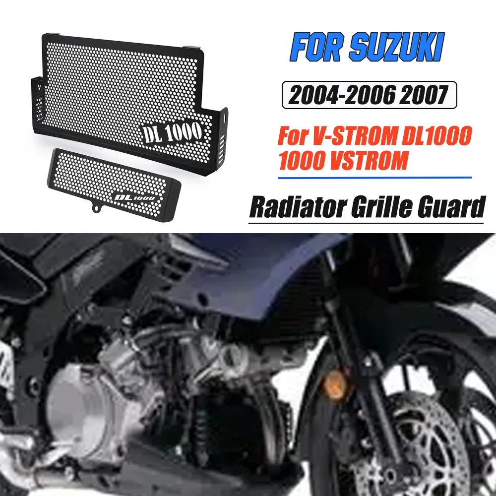 

Motocycle Radiator Grille Cover Water Tank Guard Protector FOR SUZUKI V-STROM DL1000 1000 VSTROM 2004 2005 2006 2007 Accessories