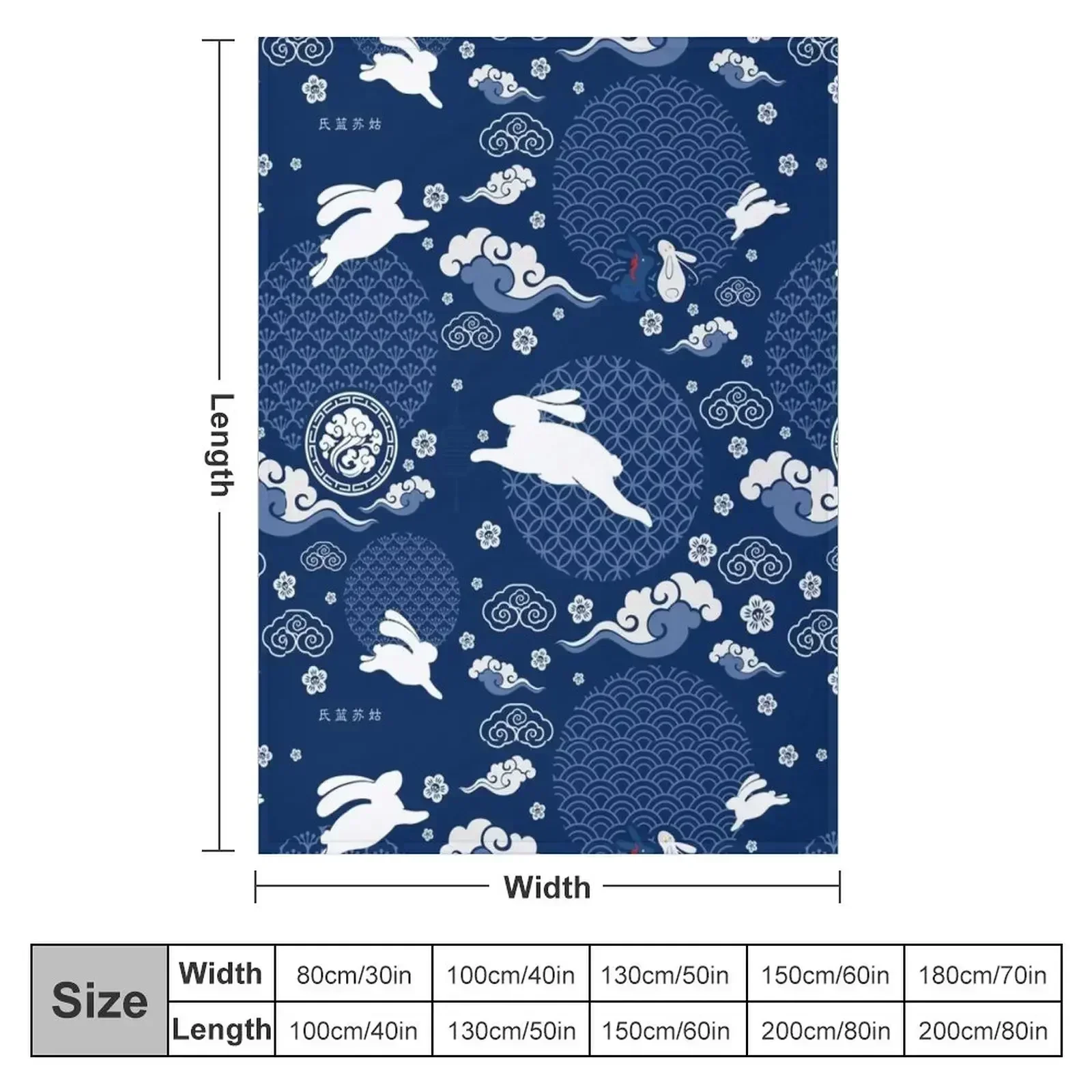 WangXian Qixi Festival Mask [SEAMLESS] Throw Blanket Multi-Purpose Decorative Sofas Retros Blankets