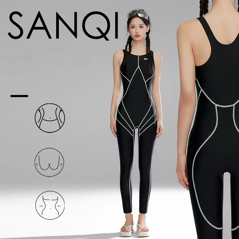 Women UV Protection Outdoor Water Sports Beach Surfing SwimWear Female Back Zipper Quick-Dry Push Up Bathing Swim Rash Guard