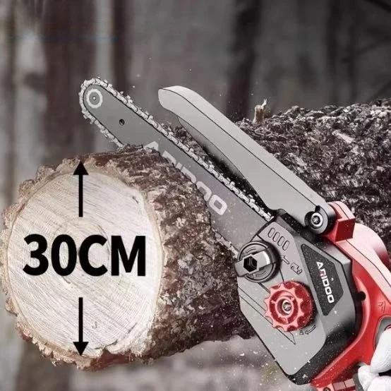 

Portable Electric Chainsaw 6-8Inch 1980w Cordless Chain Saw Multifunctional Wood Logging Pruning Cutting Machine Power Tool Sets