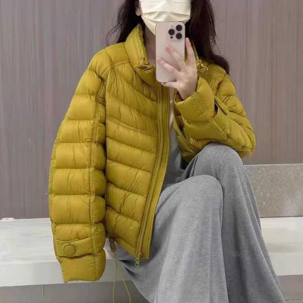 Short Down Jacket 2025 Women's New Arrival Fall/Winter Fashion Stand Collar Casual Warm Versatile Thickened Coat Trendy