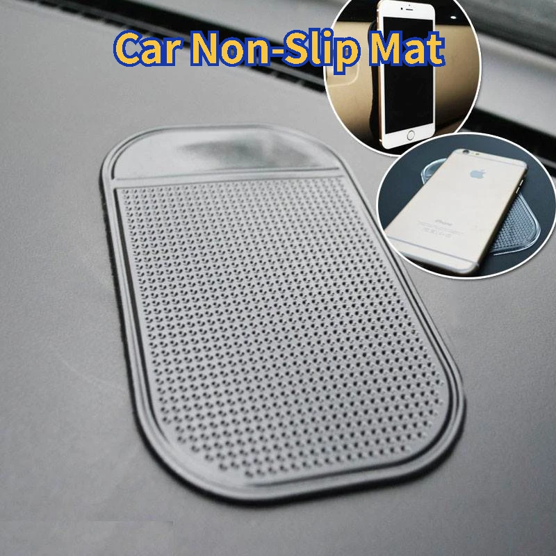 14*8cm Car Non-Slip Mat Auto Silicone Interior Dashboard Phone Anti-Slip Storage Mat Pads For Car Mobile Phone Car Accessories