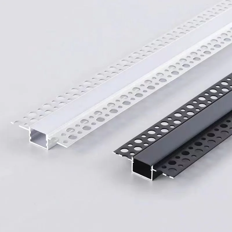 

Recessed Linear Light Aluminum LED Profile 2M Embedded Ceiling Gypsum Plaster Line Lamp Living Room Hard Bar Strip Light