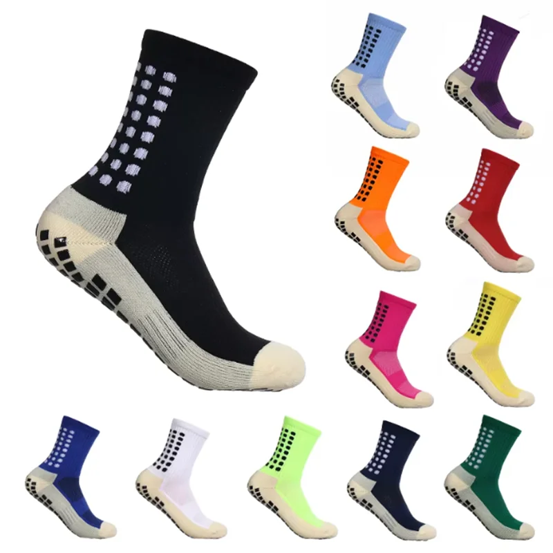 

1pairs Towel Bottom Grip Socks Non Slip Men Women Skateboard Socks