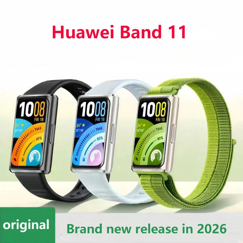 2026 Huawei Band 11 standard version/NFC 8.99mm ultra-thin body professional sleep health monitoring aluminum alloy shell
