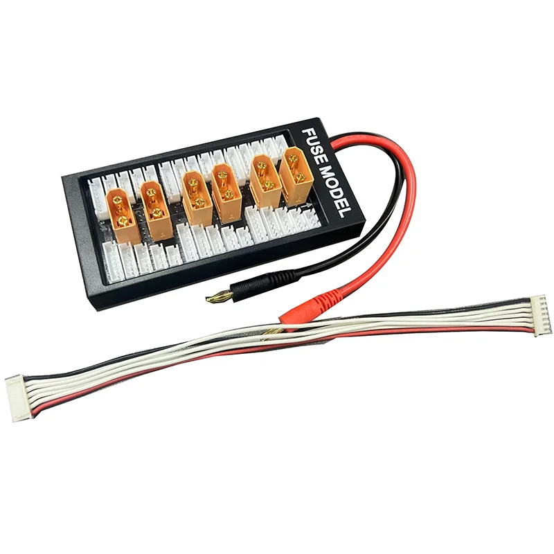 

XT90 Parallel Balance Charging Board 2-6S Lipo Battery Charger Expansion Para Board for B6 B6AC ISDT Charger