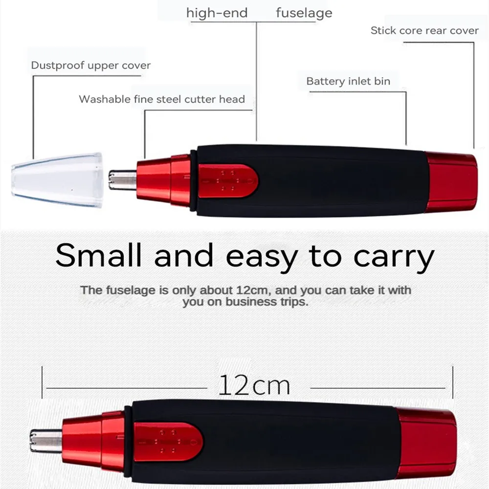 Электрический триммер для ушей и носа, бритва для бровей, триммер для волос в носу, ножницы для волос в носу, инструмент для бритья и удаления волос для мужчин и женщин