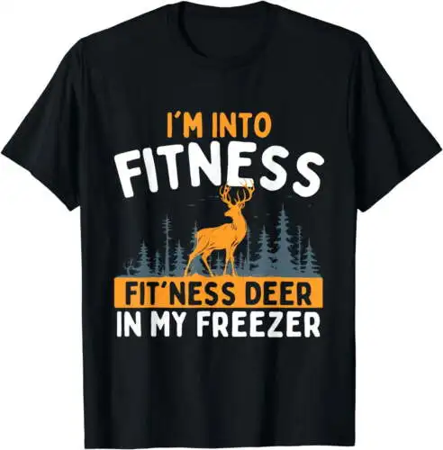 Ich bin in Fitness Fitness Hirsch in meinem Gefrier schrank-Jagd Liebhaber T-Shirt