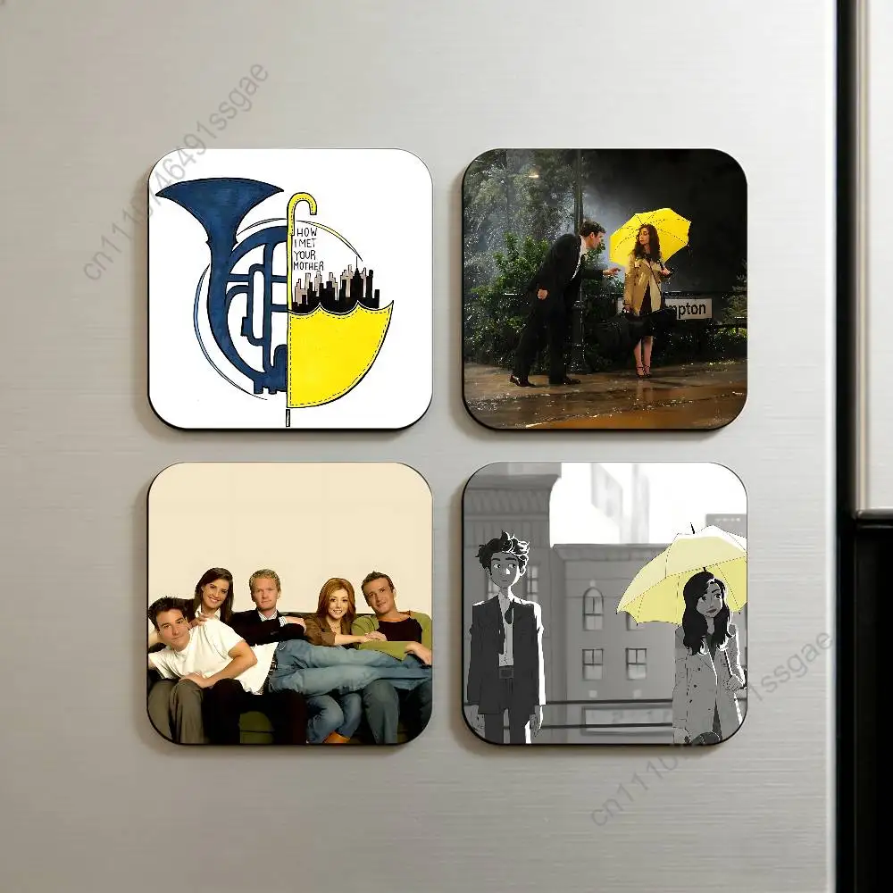 

H-How I M-Met Your Mother Decorative Refrigerator Magnets, Cute Fridge Magnets for Kitchen Home Office Whiteboard Locker Decor