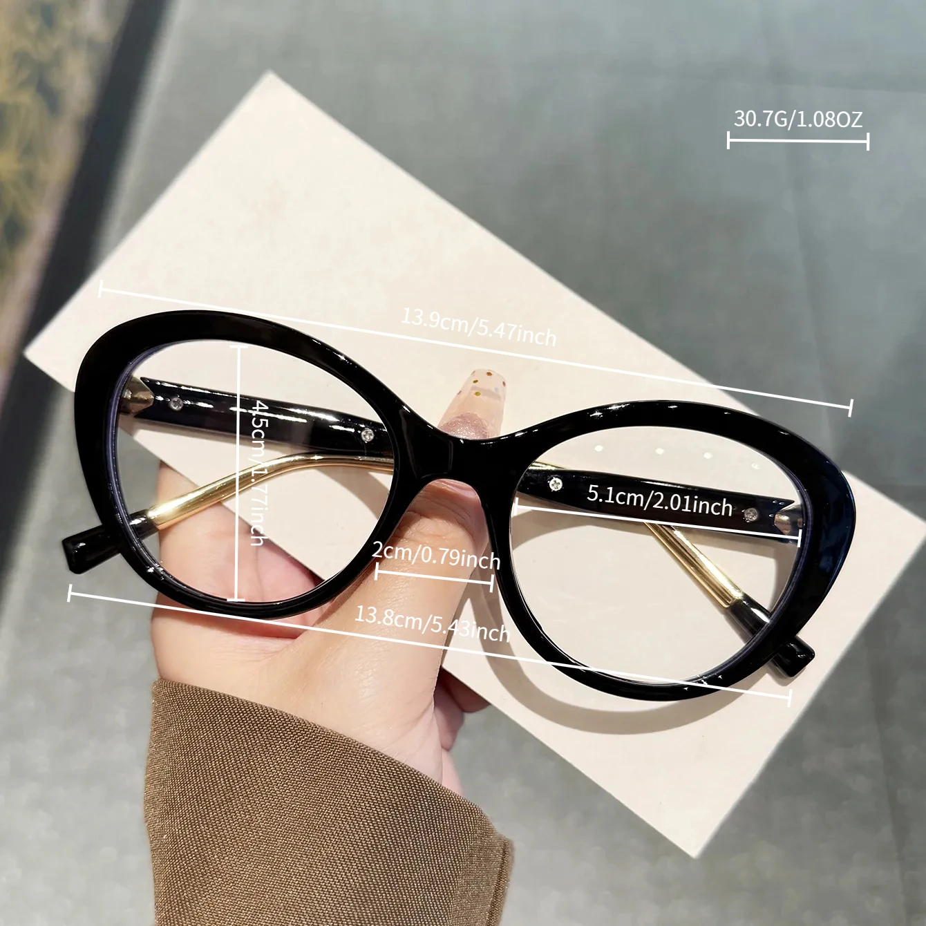 1PC Fashion Cat Eye… - image