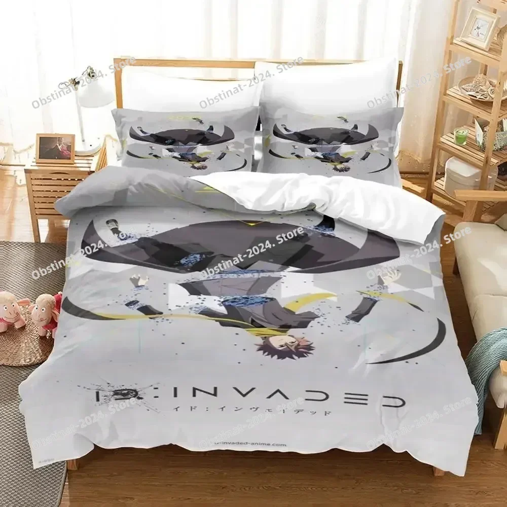 3d Print Anime ID INVADED Bedding Set Single Twin Full Queen King Size Bed Set Adult Kid Bedroom Duvet cover Sets Home Textiles