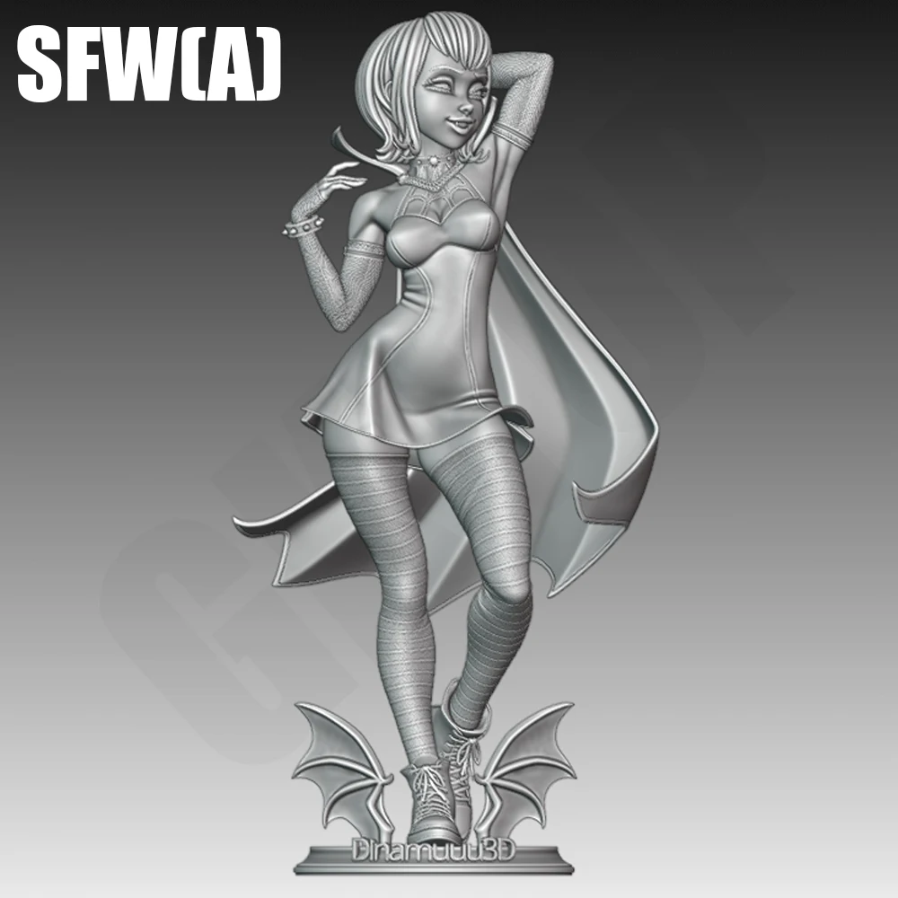 NSFW Belle Mavis – figurine en résine pour fille Sexy, jouet artisanal de collection, Statue de réduction Miniature non assemblée, Kit non peint, 1/24