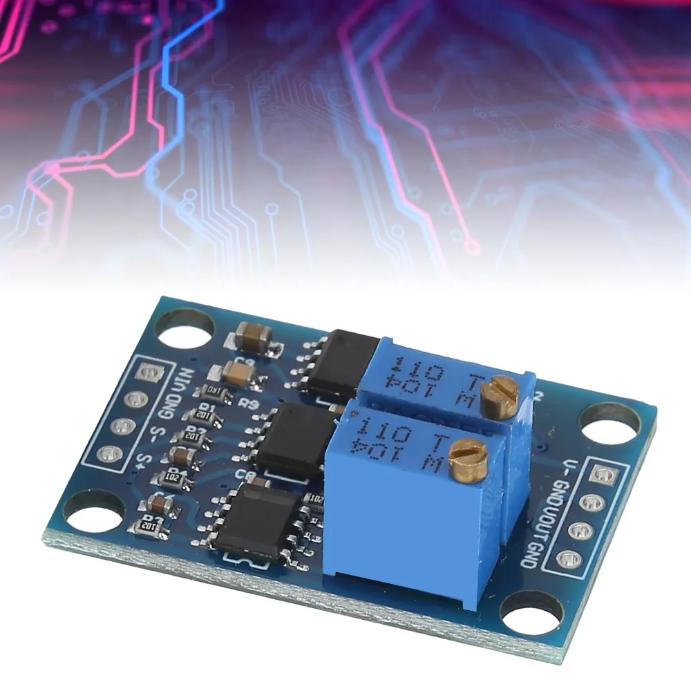 AD620 Voltage Amplifier Module DC 3-11V High Precision Microvolt Amplifier Module Wide Input Range Small Signal