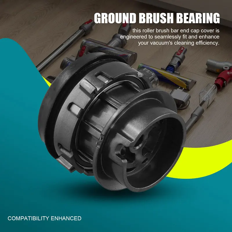Торцевая крышка роликовой щетки для Dyson V6 V7 V8 V10 V11 V12 V15, мягкая бархатная головка щетки, боковой подшипник, запасные части, ПРОДАЖА