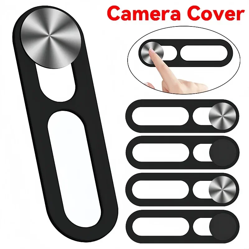 Bouclier de protection coulissant pour caméra frontale, couvre-objectif de téléphone, autocollants de confidentialité pour Webcam, pour iPhone 16 15 14Pro/Pro MAX, tablette et ordinateur portable
