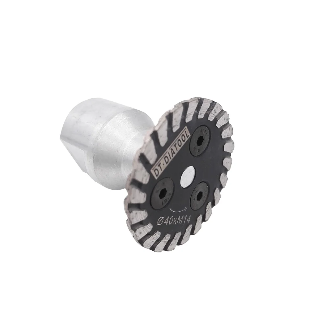 DT-DIATOOL 2 Stück Mini-Diamant-Trennscheibe, Heißgepresstes Sägeblatt, 1 Stück Abnehmbare Mini-Säge für Steine, Marmor und Beton – Detail 1