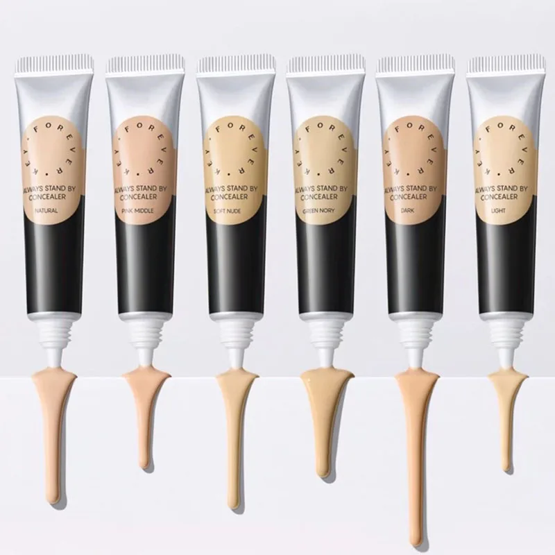 

Foreverkey Concealer Cream Liquid Foundation For Dark Eye Circles Pimple Mark Waterproof Longlasting Smooth Makeup 10g